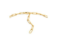 Pop Charms - Argent / GP 14 carats - 40cm